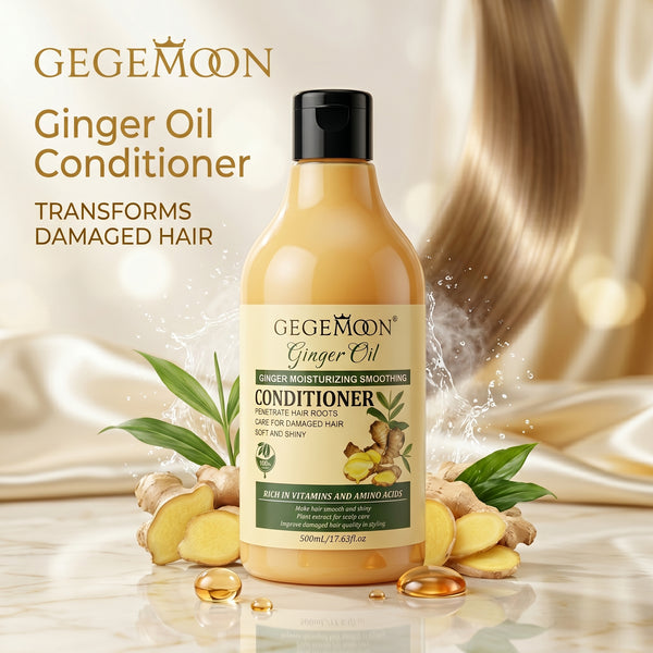 Ginger Moisturizing Hair Conditioner 500ml – Deep Nourishing, Scalp Stimulating & Frizz Control Treatment