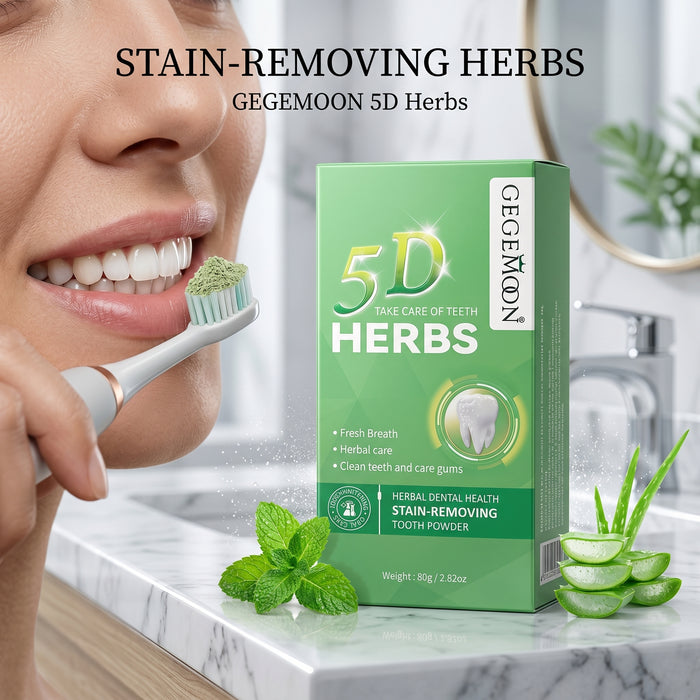 Herbal Tooth Care Powder 80g – Natural Herbs, Whitening, Antibacterial & Deep Cleaning Dental Powder