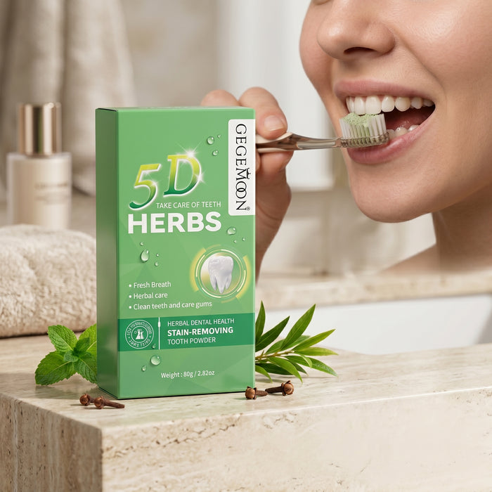 Herbal Tooth Care Powder 80g – Natural Herbs, Whitening, Antibacterial & Deep Cleaning Dental Powder
