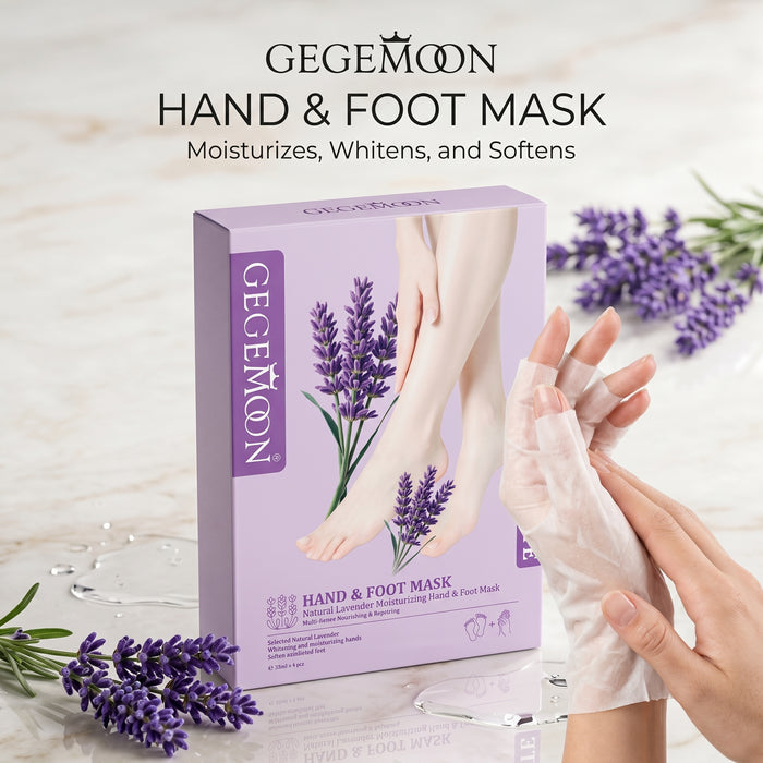 Hand & Foot Mask Set  – Deep Moisturizing, Softening & Exfoliating Treatment for Dry Hands & Feet