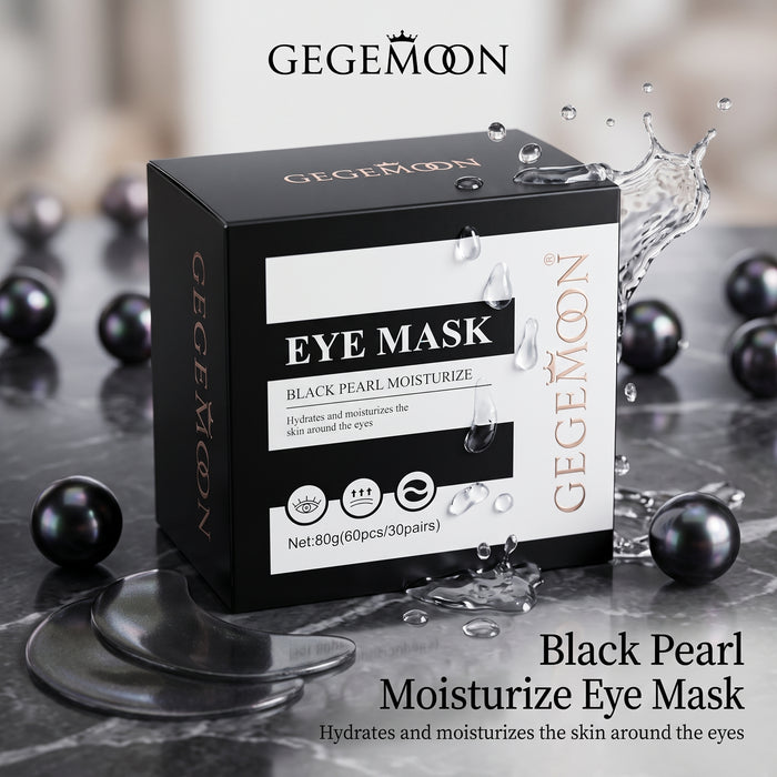 Black Pearl Brightening Eye Mask 80g – Luxurious Anti-Aging, Radiance Boosting & Deep Nourishing Under Eye Patches
