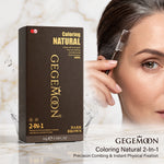 Dark Brown Hair Colour Pigment Stick with Brush – Instant Root Touch-Up, Grey Coverage & Hairline Filling Pen