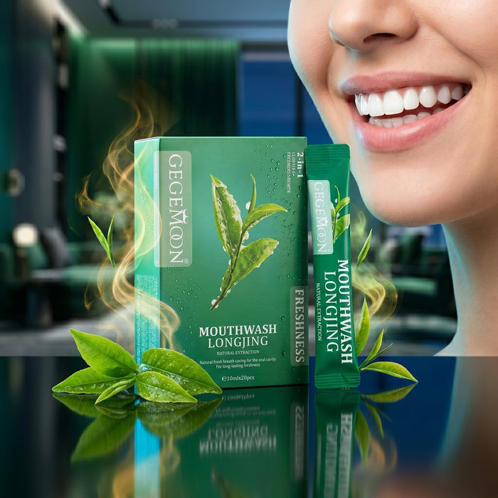 Longjing Mouthwash – Antibacterial, Breath Freshening & Gum Protecting Oral Rinse (Flavor 5)