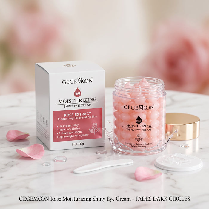 Shiny Brightening Eye Cream 60g – Radiance Boosting, Dark Circle Fading & Deep Hydrating Under Eye Treatment