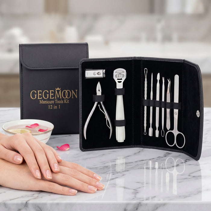 Professional Medium Manicure Set – Complete Nail Care, Shaping & Grooming Beauty Tools Kit