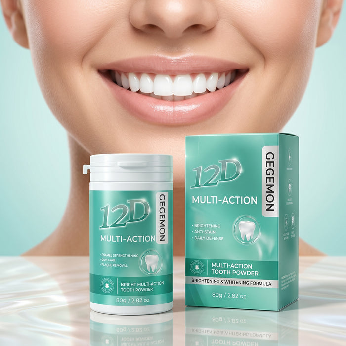 Multi-Action Tooth Care Powder 80g – Whitening, Freshening, Repairing & Complete Oral Care Dental Powder