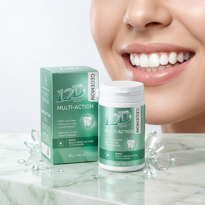 Multi-Action Tooth Care Powder 80g – Whitening, Freshening, Repairing & Complete Oral Care Dental Powder