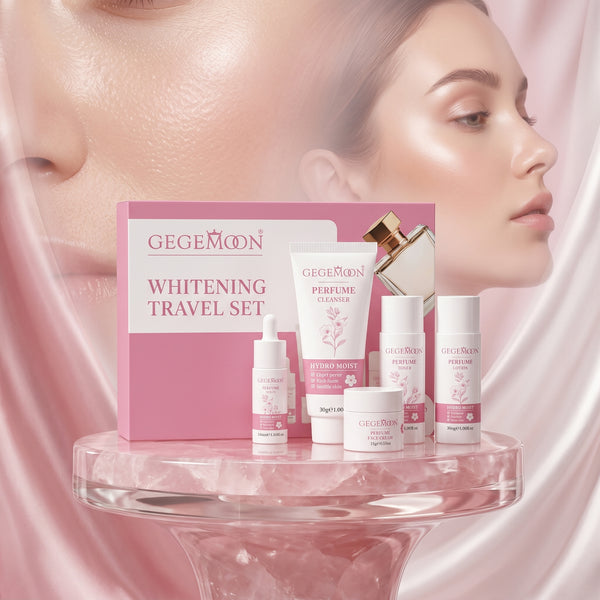 Whitening Skincare Travel Set – Brightening & Skin Tone Evening Complete Beauty Kit On-the-Go (Set 6)