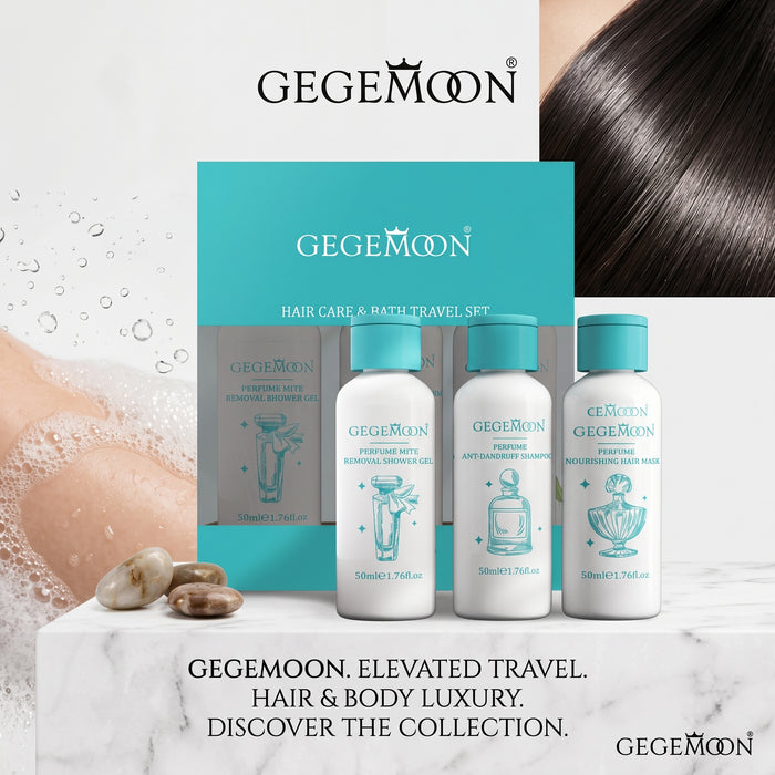 Perfume 3-in-1 Hair Care Travel Set – Shampoo, Conditioner & Treatment Kit for Healthy Hair On-the-Go