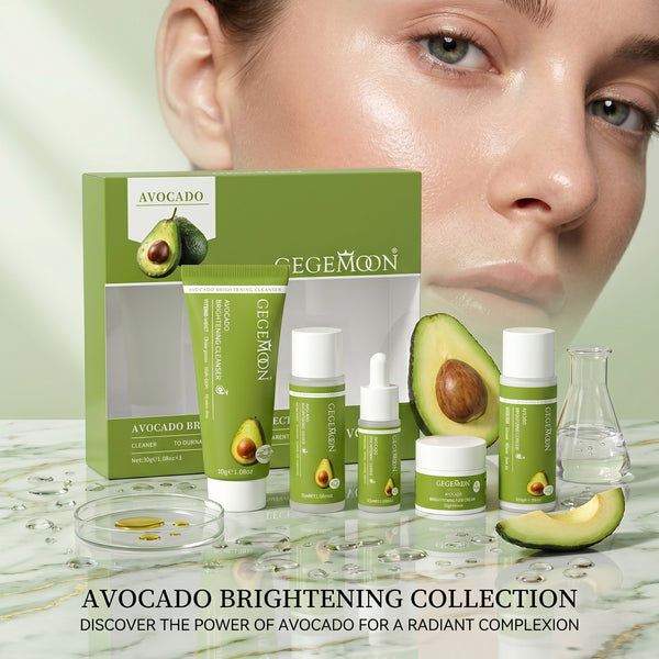 Avocado Complete Beauty Travel Set – Full Skincare & Personal Care Kit for Travel & Gifting