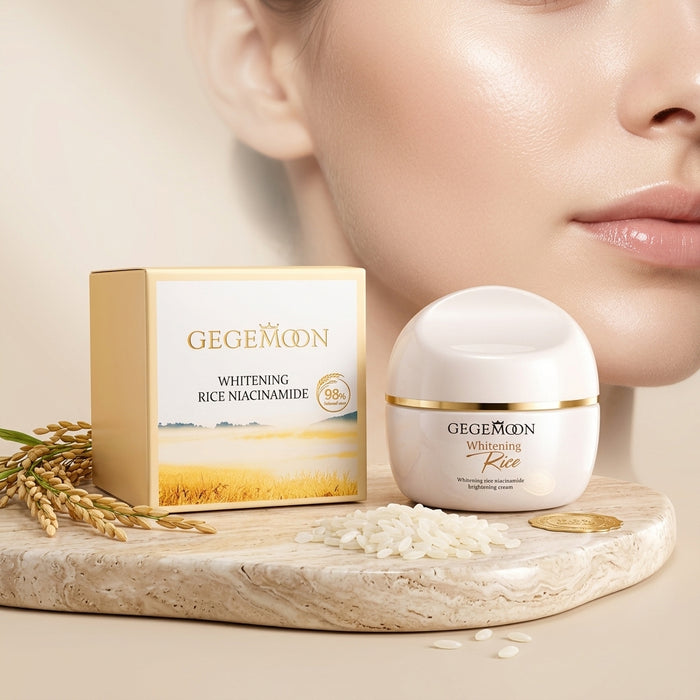 Rice Whitening Face Cream 50g – Brightening, Even Skin Tone & Deep Nourishing Daily Moisturizer