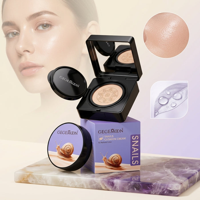 Snail Mucin Cushion Cream – Regenerating, Anti-Aging & Deep Hydrating Skin Repair Daily Moisturizer