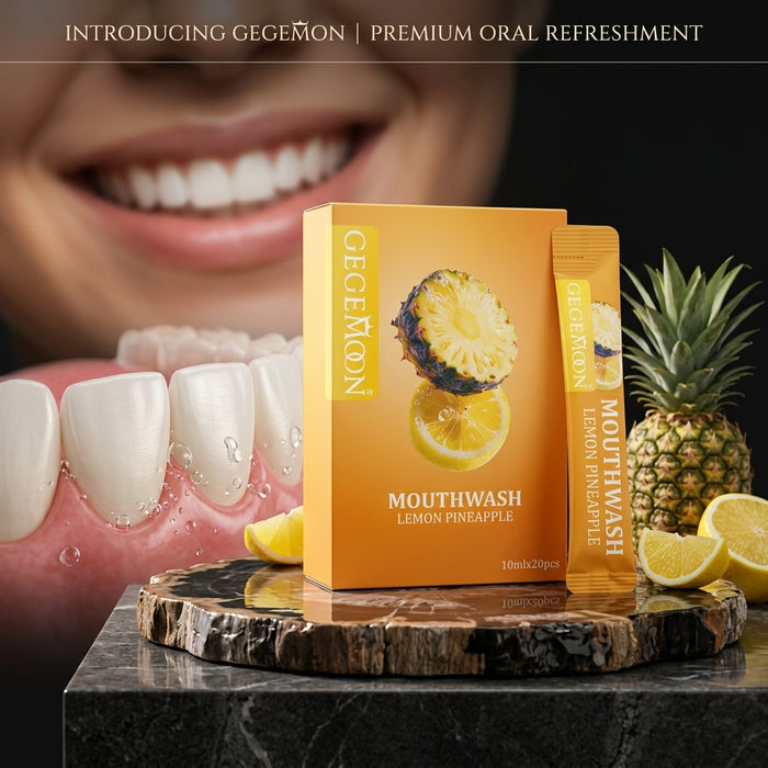 Lemon Pineapple Mouthwash Sachet Mix – Refreshing Breath Freshening & Antibacterial Oral Care