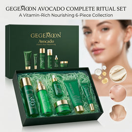 Avocado Cleanser 6-in-1 Complete Skincare Set – Deep Cleansing, Nourishing & Skin Barrier Strengthening Routine Kit