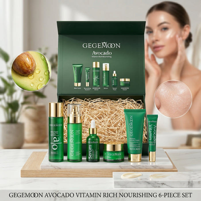 Avocado Cleanser 6-in-1 Complete Skincare Set – Deep Cleansing, Nourishing & Skin Barrier Strengthening Routine Kit