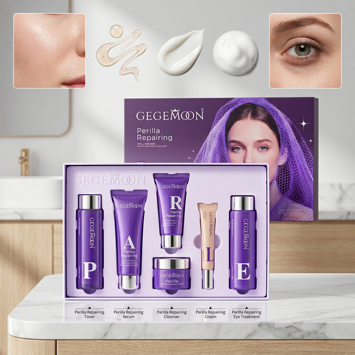 Perilla Repairing 6-in-1 Skincare Set – Anti-Inflammatory, Soothing & Skin Barrier Restoring Routine Kit