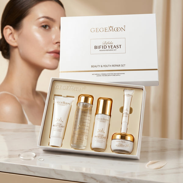 Bifida Yeast Ferment 5-in-1 Skincare Set – Probiotic Brightening, Barrier Repair & Skin Balancing Routine Kit