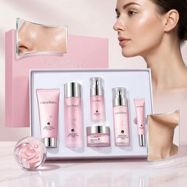 Bird's Nest 6-in-1 Luxury Skincare Set – Intensive Nourishing, Firming & Skin Renewal Complete Routine Kit