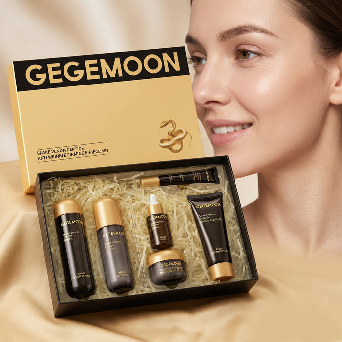 Snake Venom Peptide 6-Piece Skincare Set – Powerful Anti-Wrinkle, Firming & Skin Lifting Routine Kit