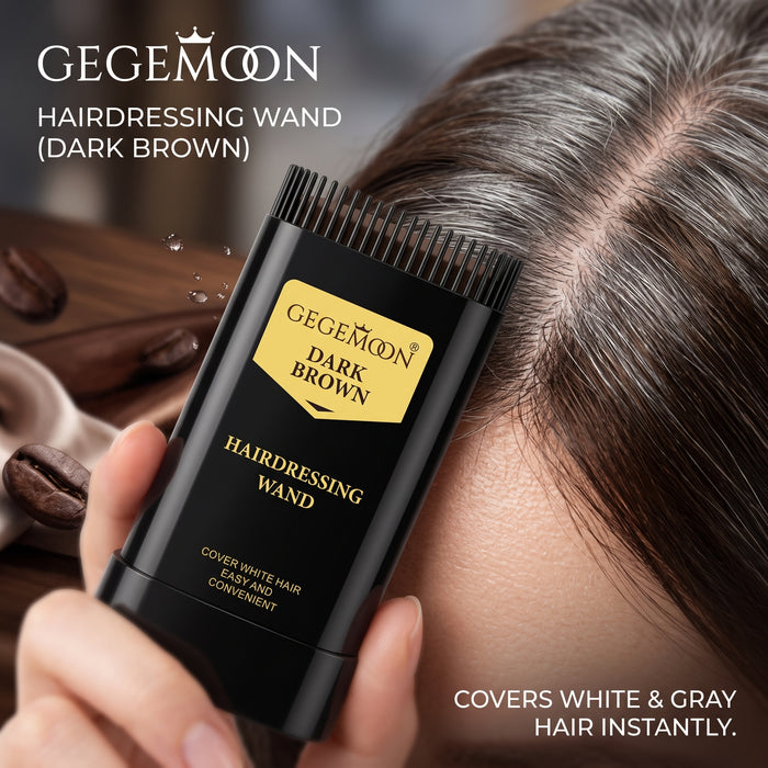Hair Colour Pigment Stick with Brush – Instant Root Touch-Up, Grey Coverage & Hairline Filling Pen
