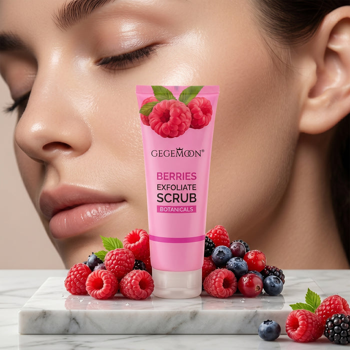 Mixed Berries Exfoliating Body Scrub – Antioxidant Rich Skin Smoothing Formula - 200ml