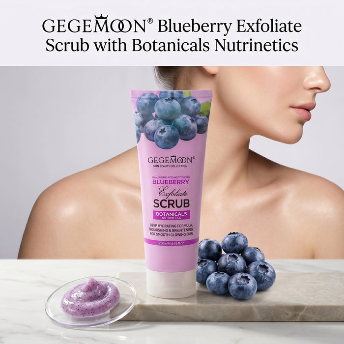 Blueberry Brightening Body Scrub – Vitamin-Rich Deep Exfoliating & Skin Renewal - 200ml