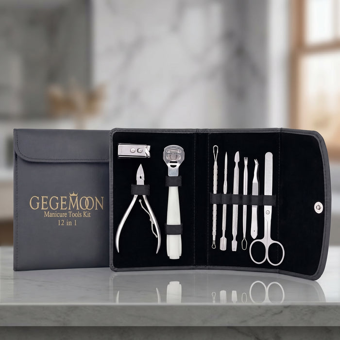 Professional Medium Manicure Set – Complete Nail Care, Shaping & Grooming Beauty Tools Kit