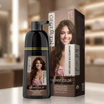 2-in-1  Hair Colour & Shampoo 400ml – Long-Lasting Color with Shine Finish (Brown)