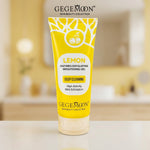 Lemon Exfoliating Scrub Gel – Brightening Vitamin C Deep Cleansing & Pore Refining Face & Body Gel