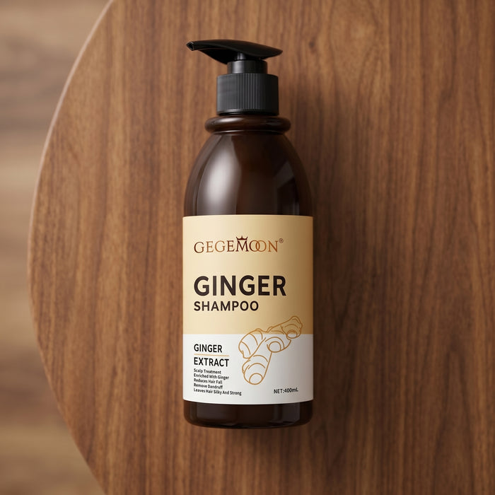 Ginger Anti-Hair Loss Shampoo 400ml – Scalp Stimulating, Strengthening & Volumizing Hair Cleanser