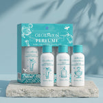 Perfume 3-in-1 Hair Care Travel Set – Shampoo, Conditioner & Treatment Kit for Healthy Hair On-the-Go