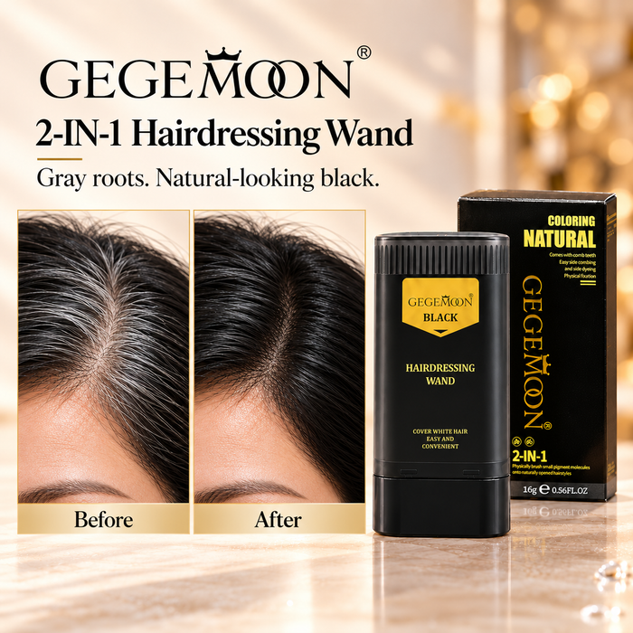 Hair Colour Pigment Stick with Brush – Instant Root Touch-Up, Grey Coverage & Hairline Filling Pen
