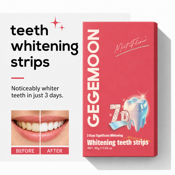 Teeth Whitening Strips 7D – Professional Stain Removing, Enamel Safe & Bright Smile Treatment (14 strips)