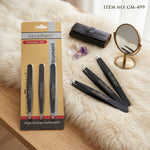3-in-1 Professional Tweezer Set – Precision Eyebrow Shaping, Hair Removal & Grooming Beauty Tools Kit