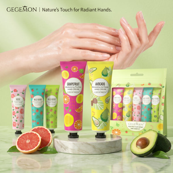 Grapefruit Nourishing Hand Cream – Deep Moisturizing, Whitening & Anti-Aging Formula for Soft Hands