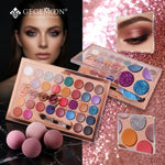 36-Color Eyeshadow Palette – Ultimate Matte, Shimmer & Glitter Collection for Professional & Creative Eye Artistry