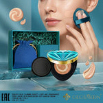 2-in-1 Fancy Air Cushion Foundation & Concealer – Lightweight Full Coverage, Natural Glow & Long-Lasting Makeup (Shade 2)