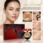 2-in-1 Fancy Air Cushion Foundation & Concealer – Lightweight Full Coverage, Natural Glow & Long-Lasting Makeup (Shade 4)