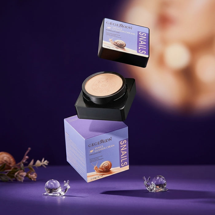 Snail Mucin Cushion Cream – Regenerating, Anti-Aging & Deep Hydrating Skin Repair Daily Moisturizer