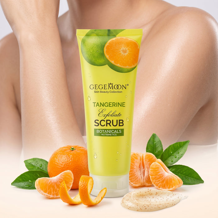 Tangerine Zest Exfoliating Body Scrub – Refreshing Citrus Glow & Deep Cleansing - 200ml