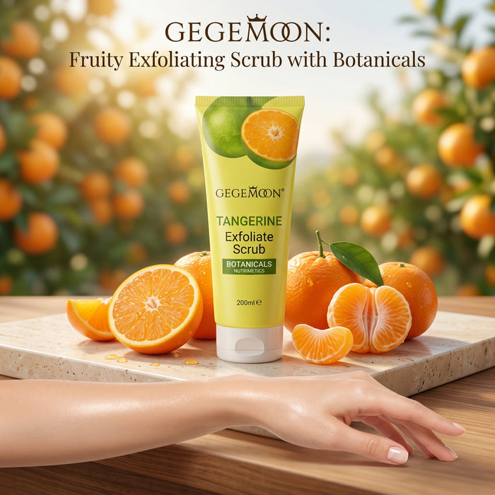 Tangerine Zest Exfoliating Body Scrub – Refreshing Citrus Glow & Deep Cleansing - 200ml